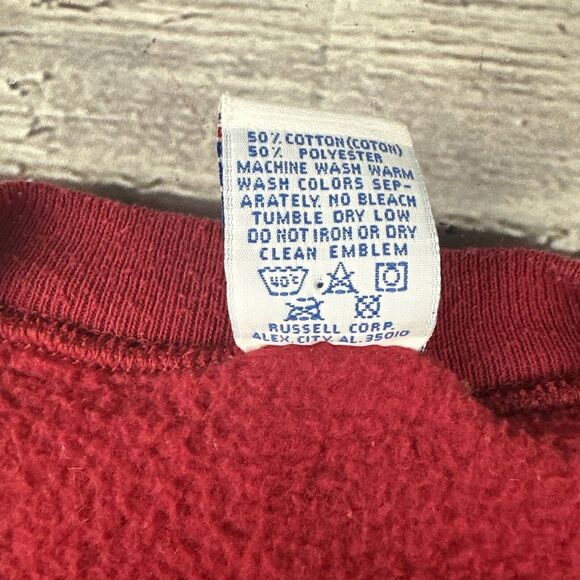 Vintage RUSSELL University Alabama Crimson Tide Sweatshirt‎ Mens Large Tide USA - Picture 11 of 14